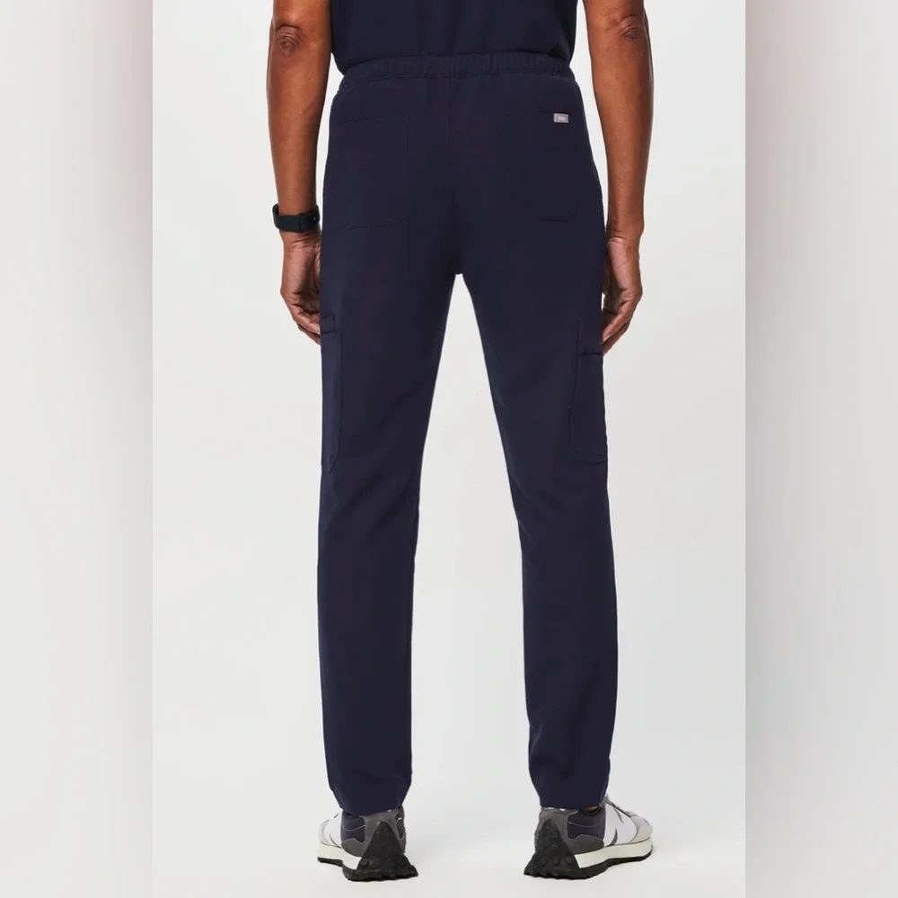 Figs Slim Cairo Cargo Scrub Pants in Navy Blue Medical Uniform Size XL